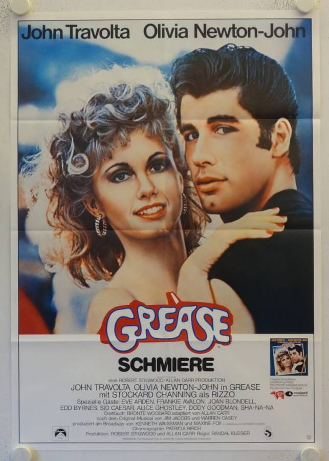 Grease - Schmiere originales deutsches Filmplakat